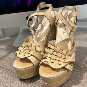 GASTONE LUCIOLI NUDE VINTAGE HEEL